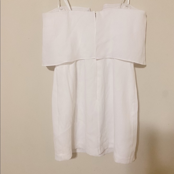 Kate strapless mini dress in white - Picture 8 of 10